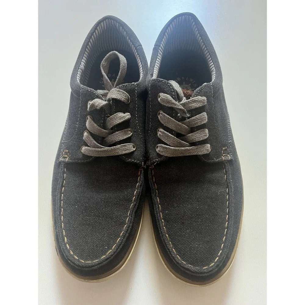 Globalwin Mens Size 9 Boat Shoes‎ M1661-1 Lace Up Textile Loafers Global Win